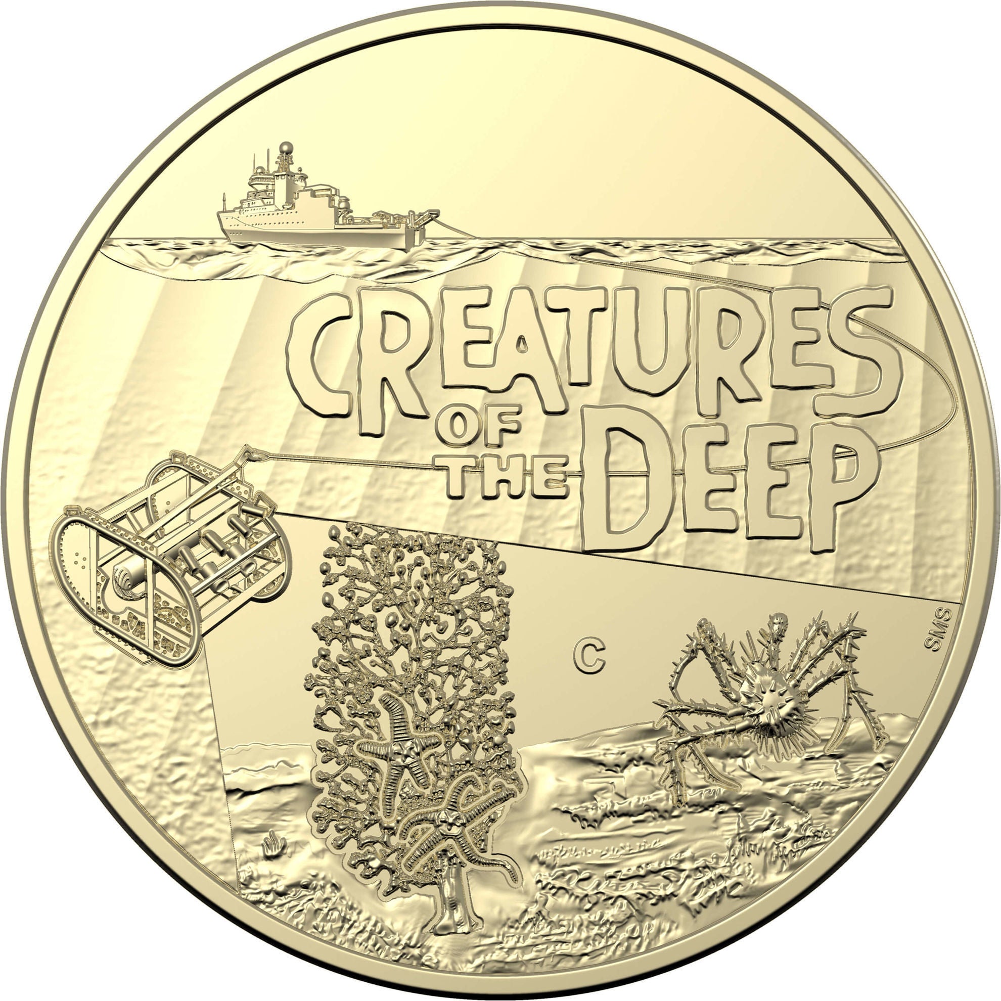 2023 RAM Six Coins Inc $1 & $2 Uncirculated Set Creatures Of The Deep Lunch Kit