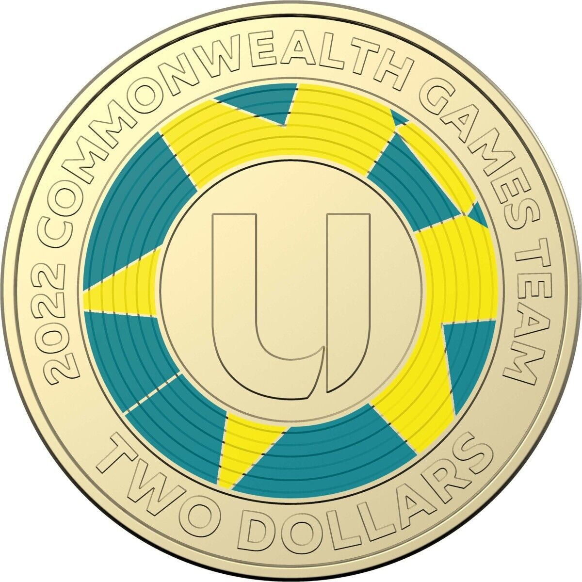 2022 Australian Commonwealth Games - 3 Coin Set $2 "A" "U" "S" TWO DOLLAR AUS