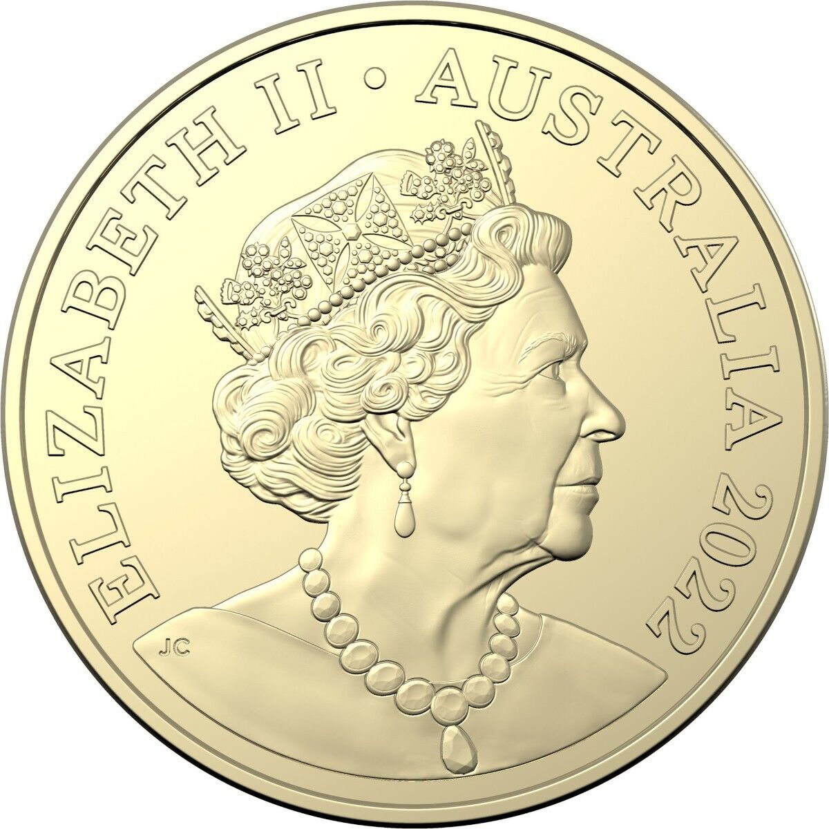 2022 $2 HONEYBEE COLOURED AUSTRALIAN TWO DOLLAR COIN QUEEN HONEY BEE CIRC