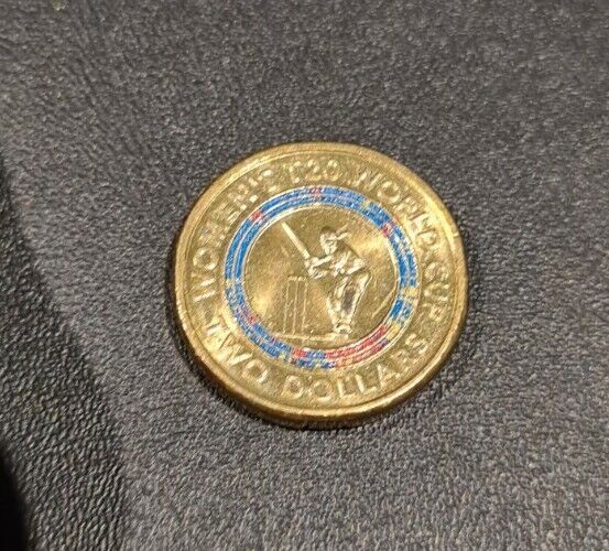 2020 $2 ICC WOMENS T20 WORLD CUP CRICKET AUSTRALIA COLOURED TWO DOLLAR COIN CIRC