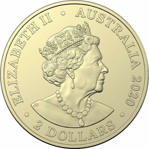 2020 $2 White dove 75th Anniversary The End of WW2 two Dollar coloured Coin CIRC