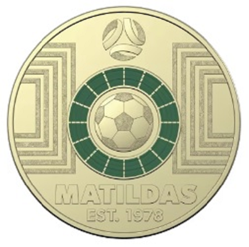 2023 $2 Matilda Coins Lime FIFA Australian coloured two dollar coin Queen CIRC