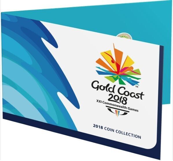 2018 Commonwealth Games 7 Coin set folder UNC from Mint 3 x $2 4 x $1 dollar New