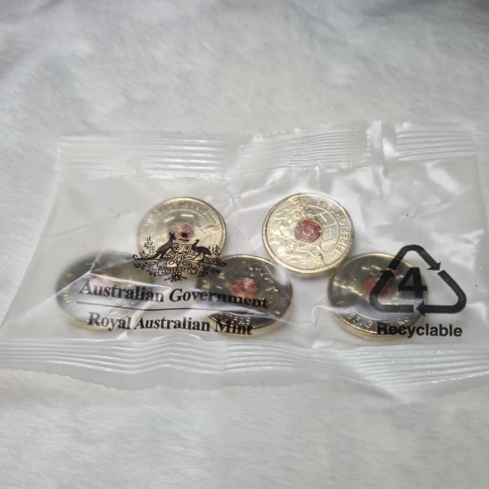 NEW UNC 2020 $2 FIRE FIGHTERS RAM MINT BAG TWO DOLLAR COIN ANDA (5 COINS)