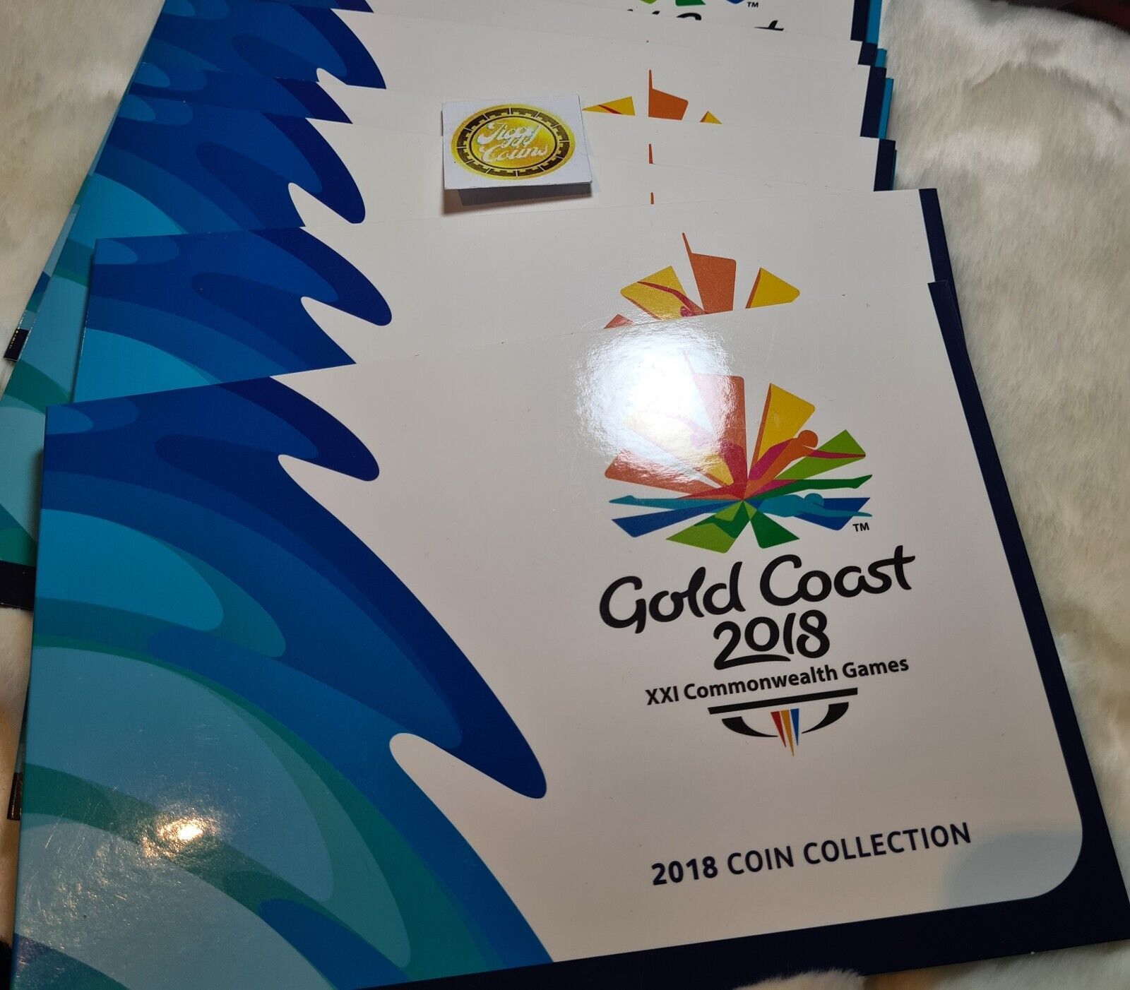 2018 Commonwealth Games 7 Coin set folder UNC from Mint 3 x $2 4 x $1 dollar New