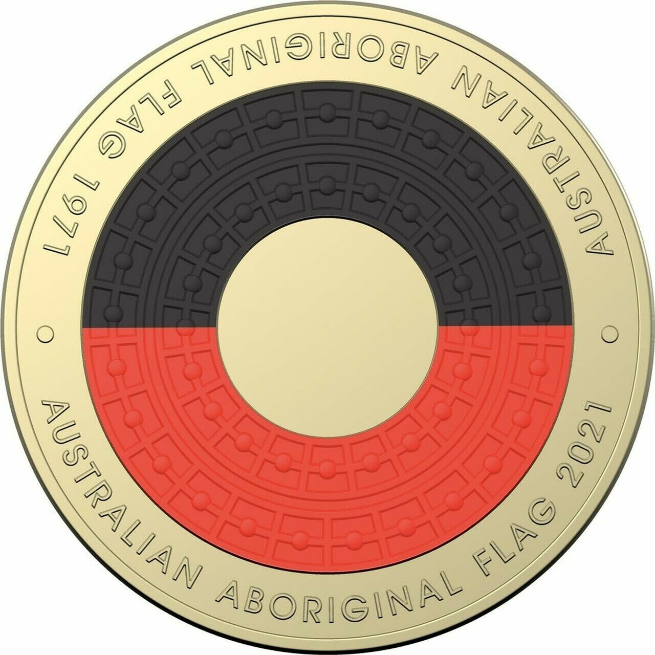 🔥🔥🔥 AUSTRALIAN TWO DOLLAR $2 COIN - 2021 ABORIGINAL FLAG CIRC